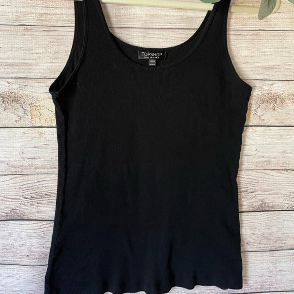 Topshop Black Tank Top